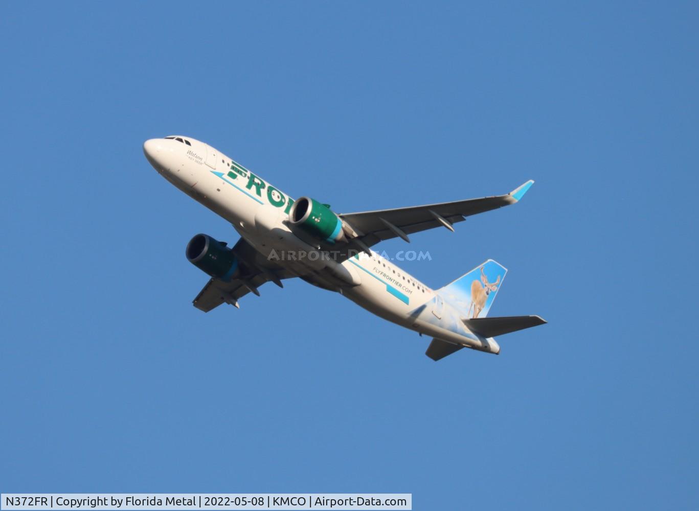 N372FR, 2020 Airbus A320-251N C/N 10119, MCO 2022