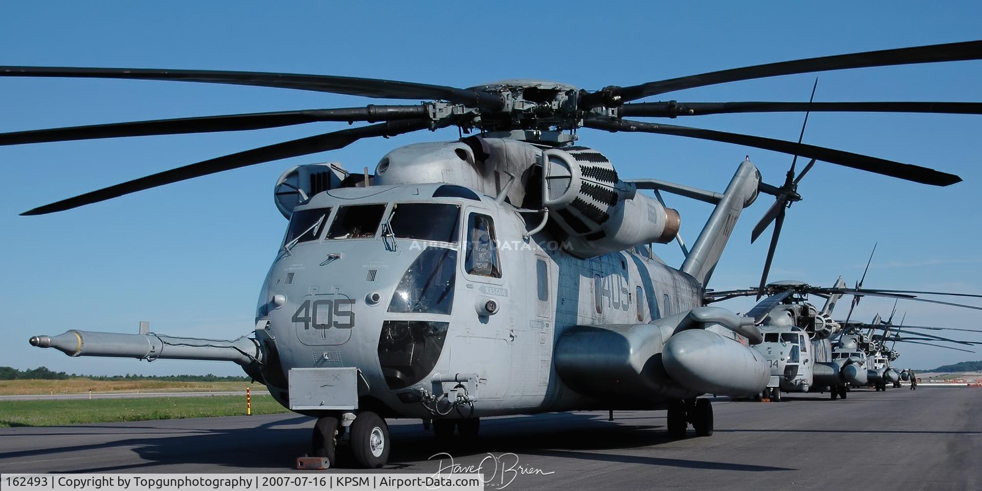 162493, Sikorsky CH-53E Super Stallion C/N 65-505, 4 ship of Stallions on the ramp
