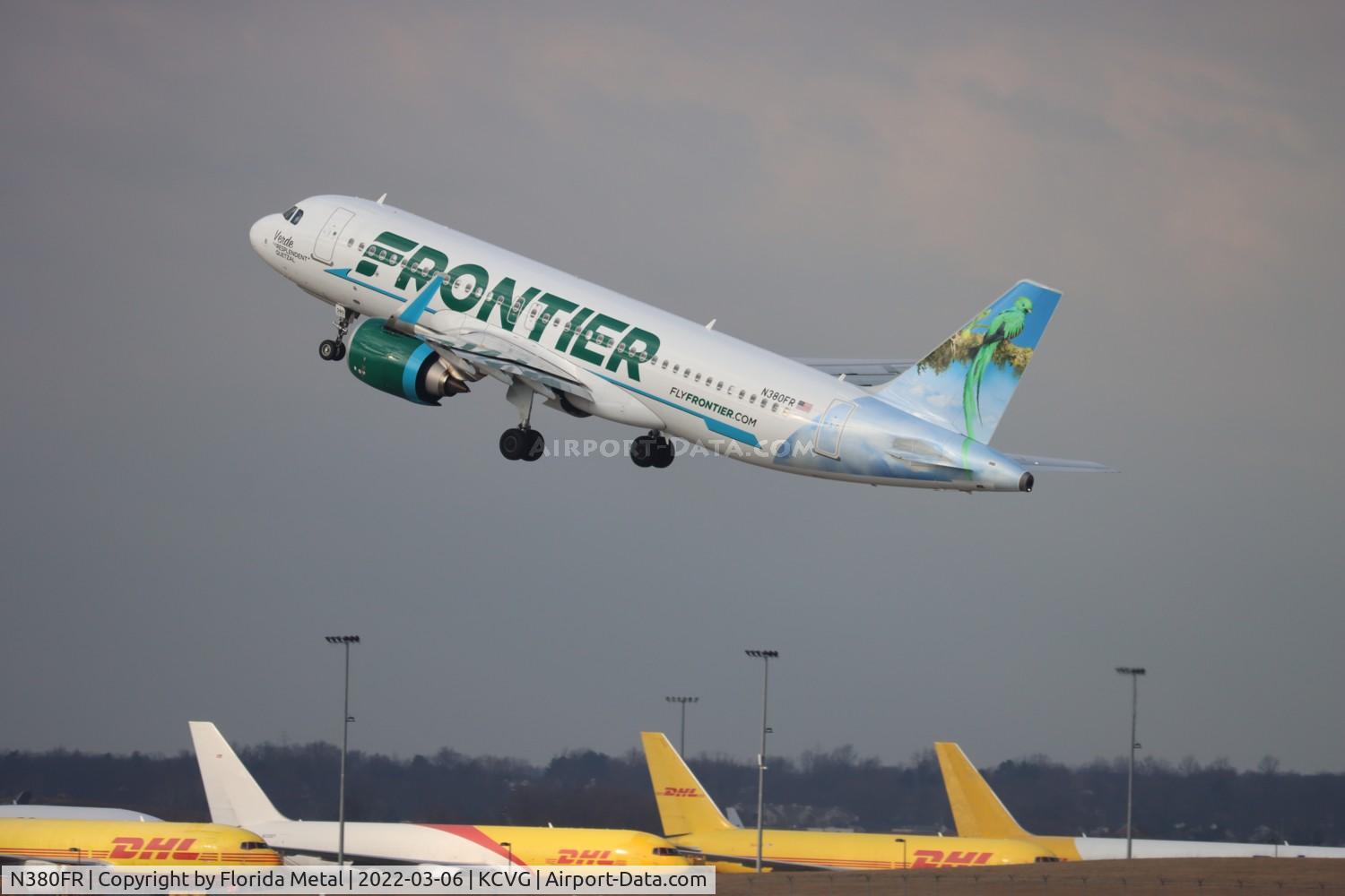 N380FR, 2021 Airbus A320-251N C/N 10512, CVG 2022