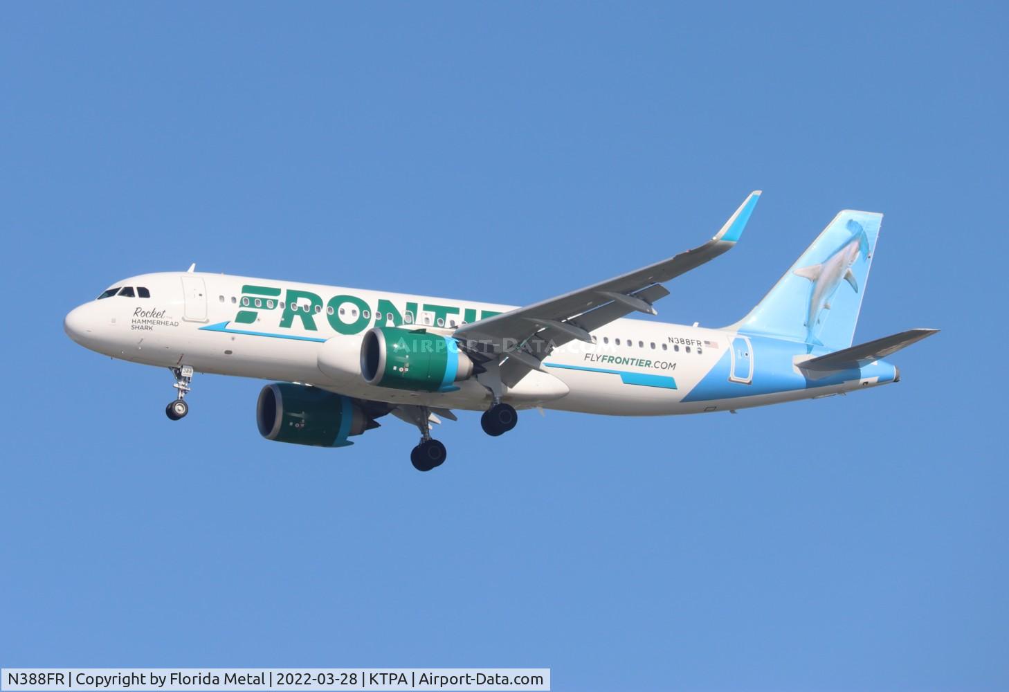 N388FR, 2022 Airbus A320-251N C/N 10768, Rocket