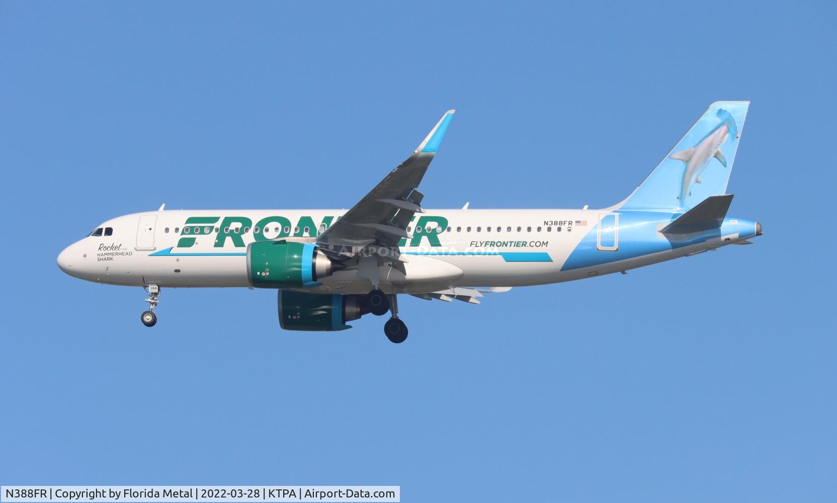N388FR, 2022 Airbus A320-251N C/N 10768, TPA 2022
