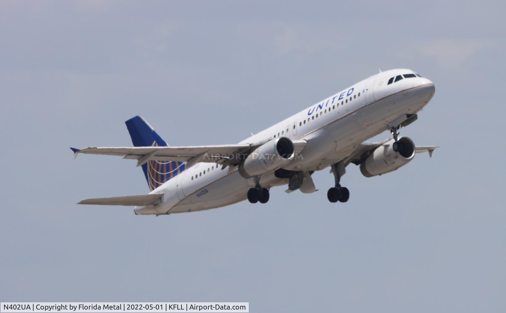 N402UA, 1993 Airbus A320-232 C/N 439, FLL 2022