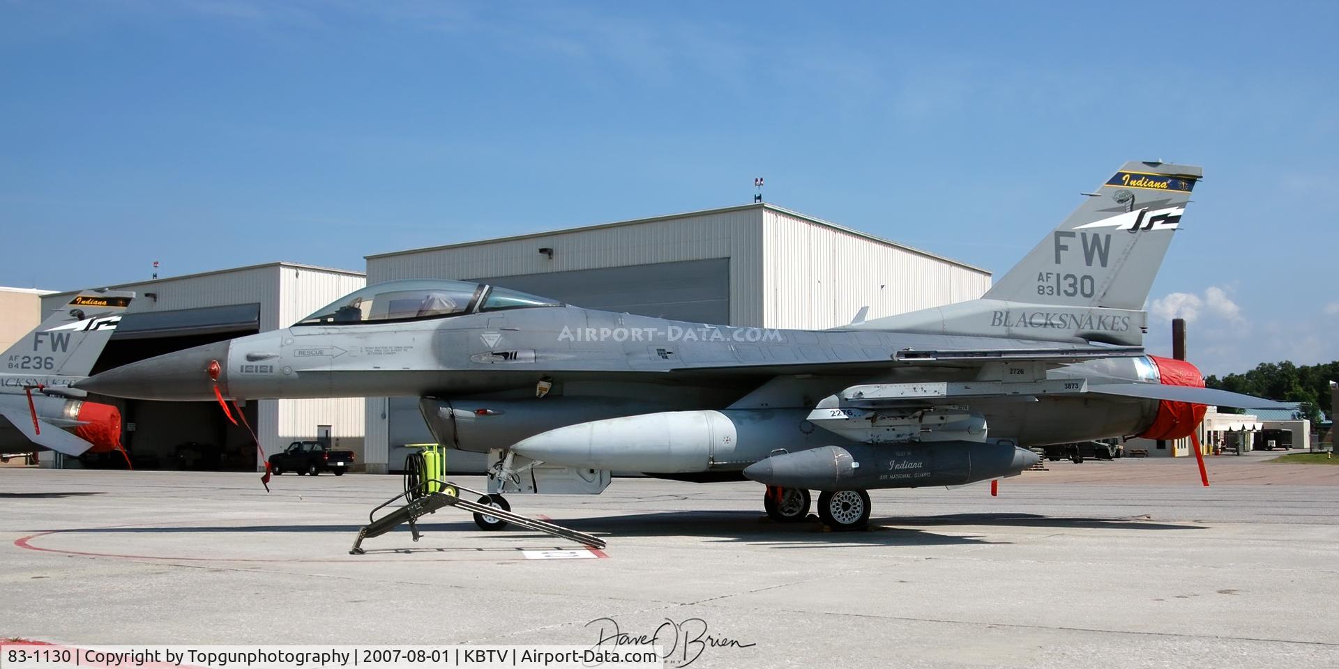 83-1130, 1984 General Dynamics F-16C Fighting Falcon C/N 5C-13, 122nd FW