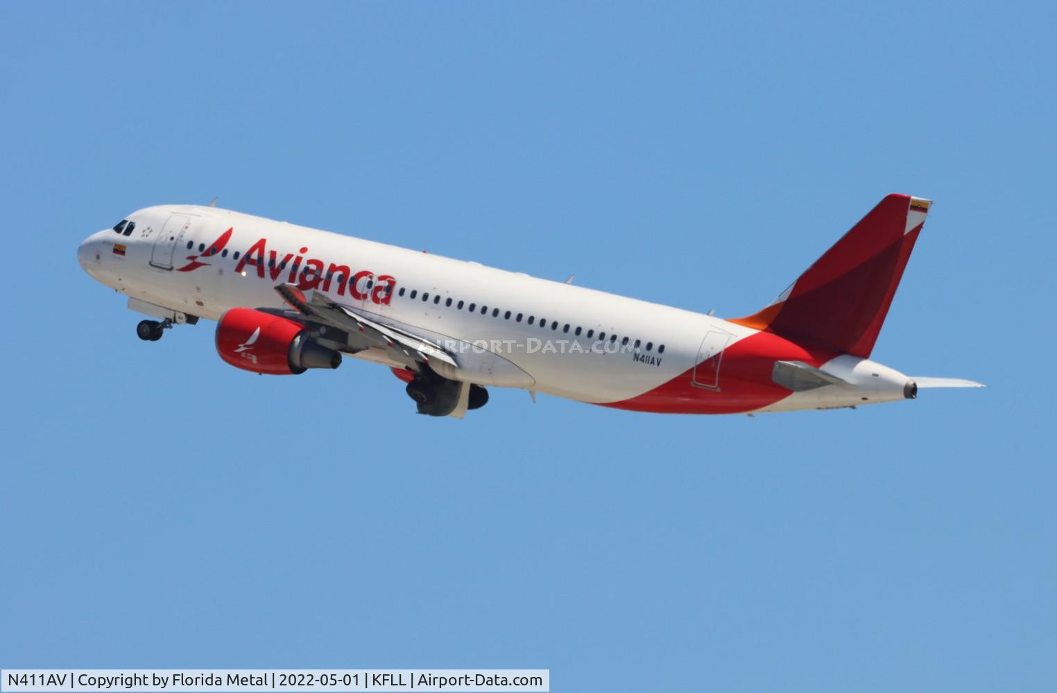 N411AV, Airbus A320-214 C/N 4011, FLL 2022