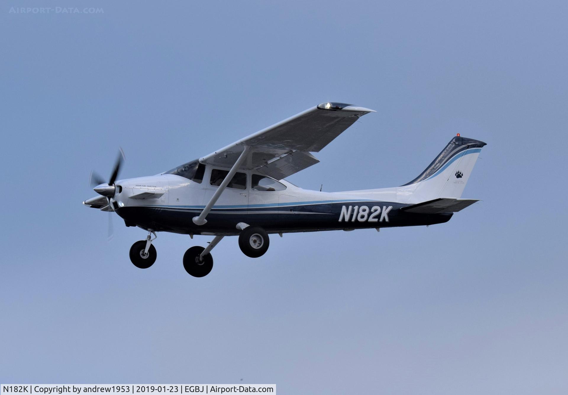 N182K, 1979 Cessna 182Q Skylane C/N 182-66882, N182K at Gloucestershire Airport.