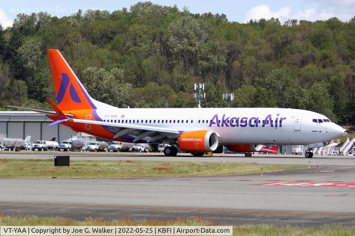 VT-YAA, 2019 Boeing 737-8 MAX C/N 62871, First aircraft for this new carrier. Originally built for T'way but NTU.