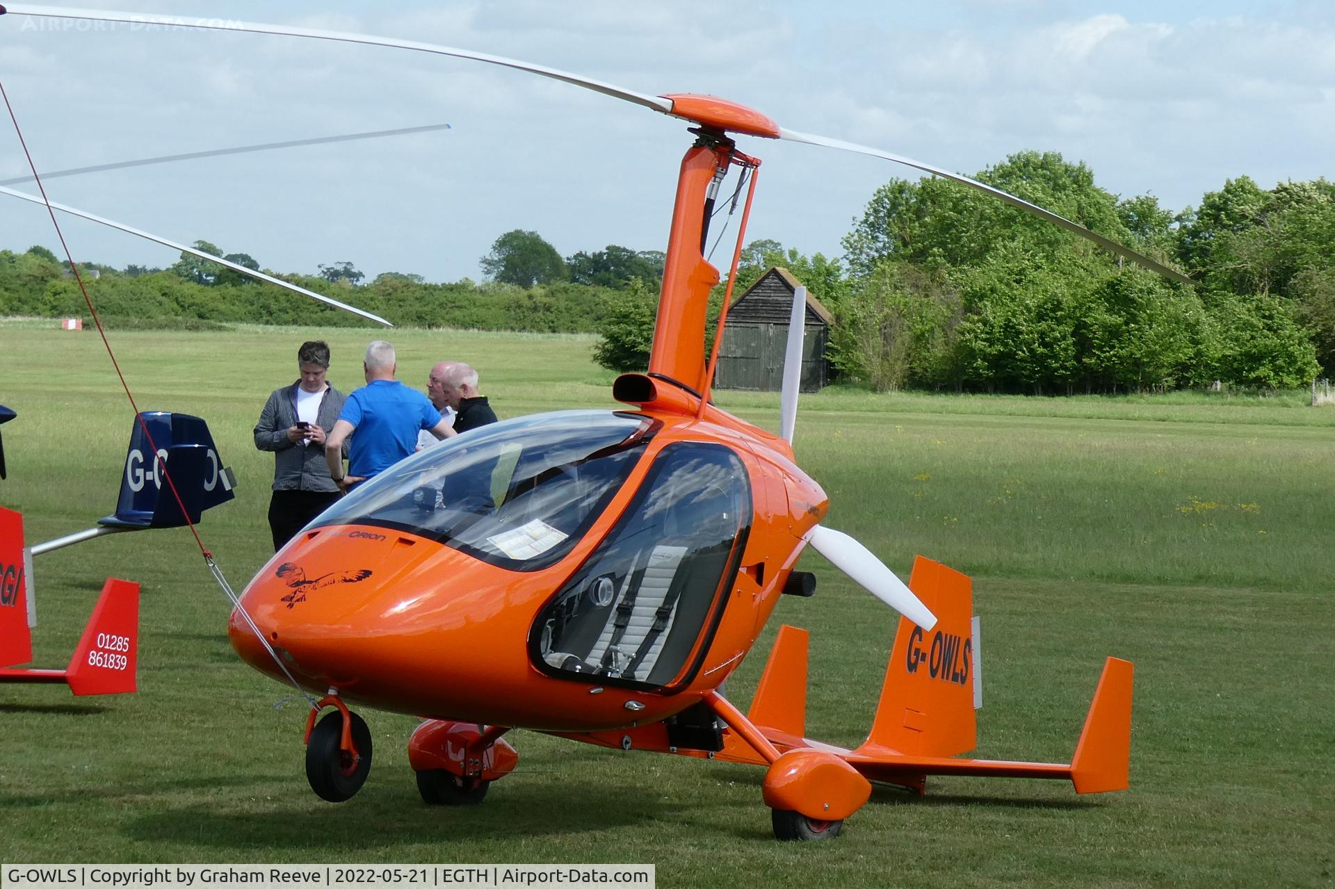 G-OWLS, 2018 Magni Gyro M-24C Orion C/N 24-18-1724, Parked at Old Warden.