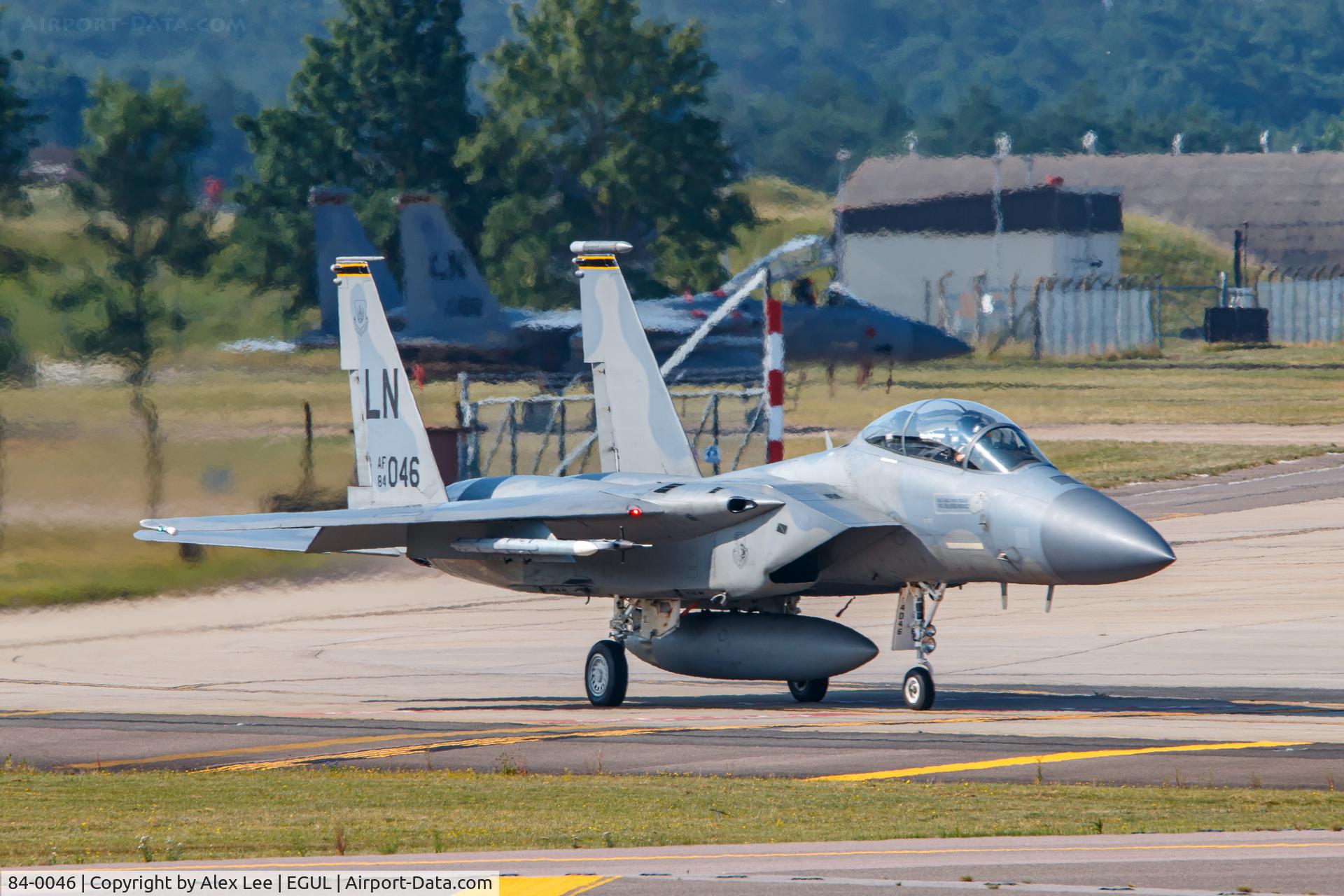 84-0046, 1984 McDonnell Douglas F-15D Eagle C/N 0942/D054, At Lakenheath