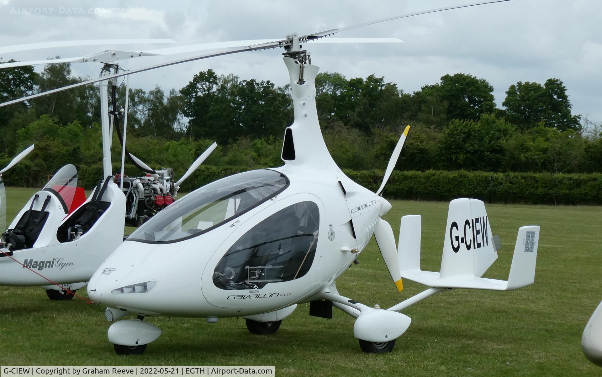 G-CIEW, 2014 Rotorsport UK Cavalon C/N RSUK/CVLN/011, Parked at Old Warden.