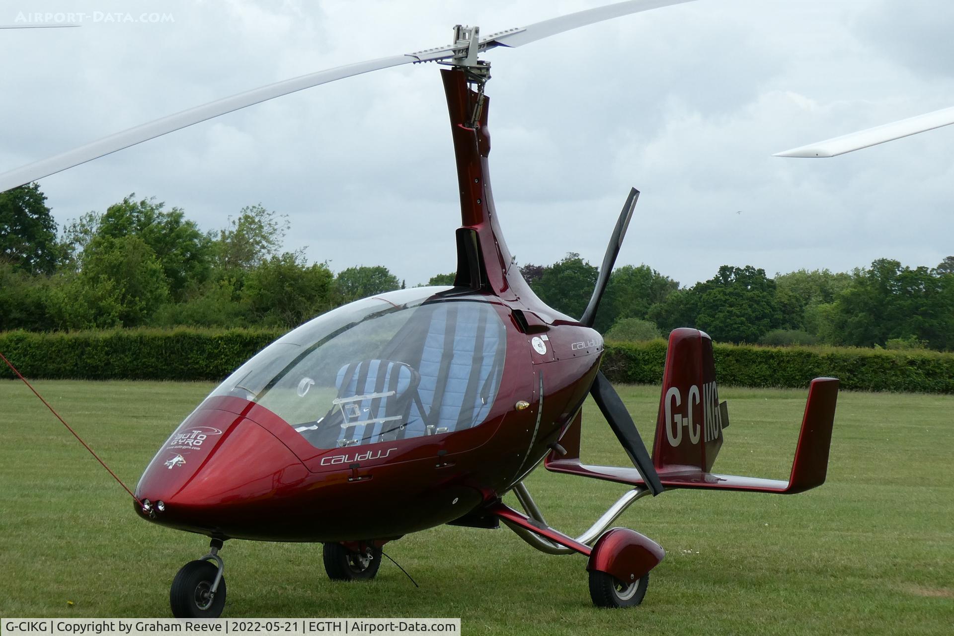 G-CIKG, 2014 RotorSport UK Calidus C/N RSUK/CALS/024, Parked at Old Warden.