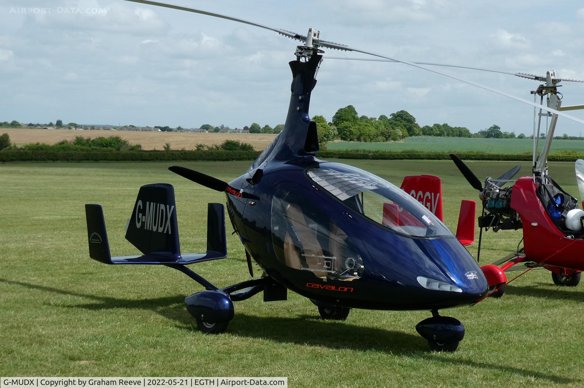 G-MUDX, 2017 AutoGyro Cavalon C/N RSUK/CVLN/022, Parked at Old Warden.