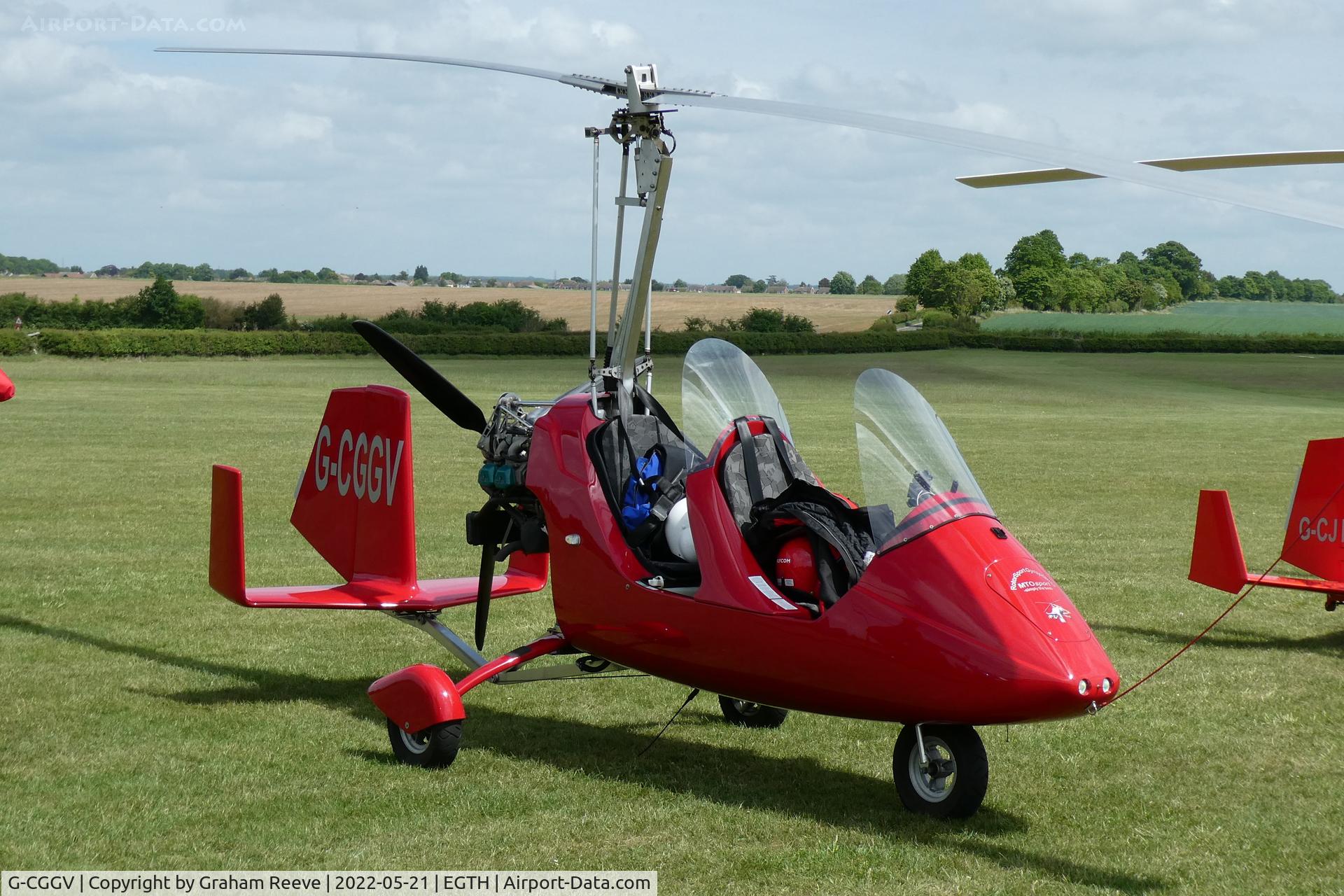 G-CGGV, 2009 Rotorsport UK MTOsport C/N RSUK/MTOS/022, Parked at Old Warden.