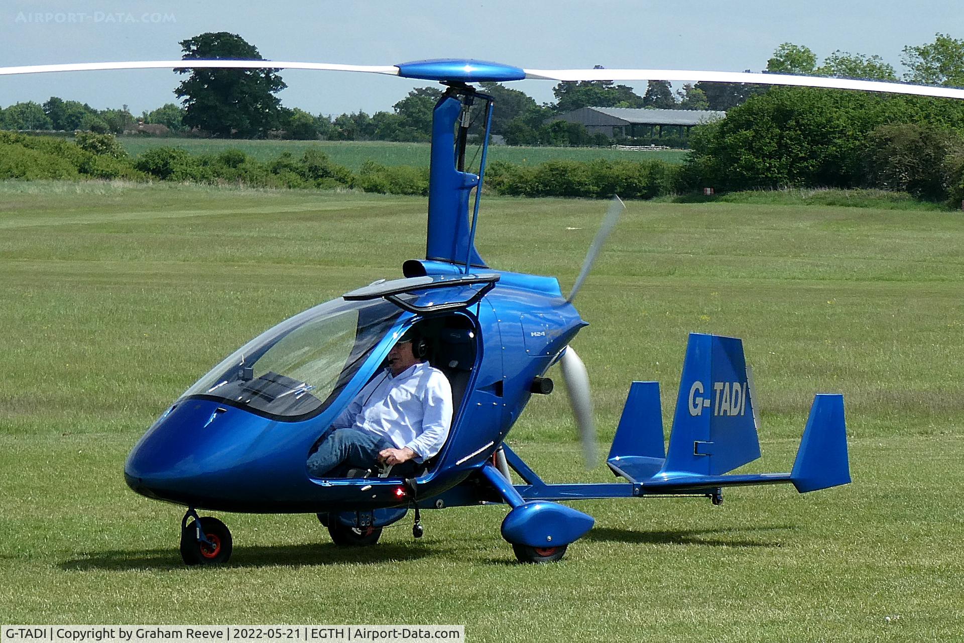 G-TADI, 2019 Magni Gyro M-24C Orion C/N 24-19-2024, On the ground at Old Warden.