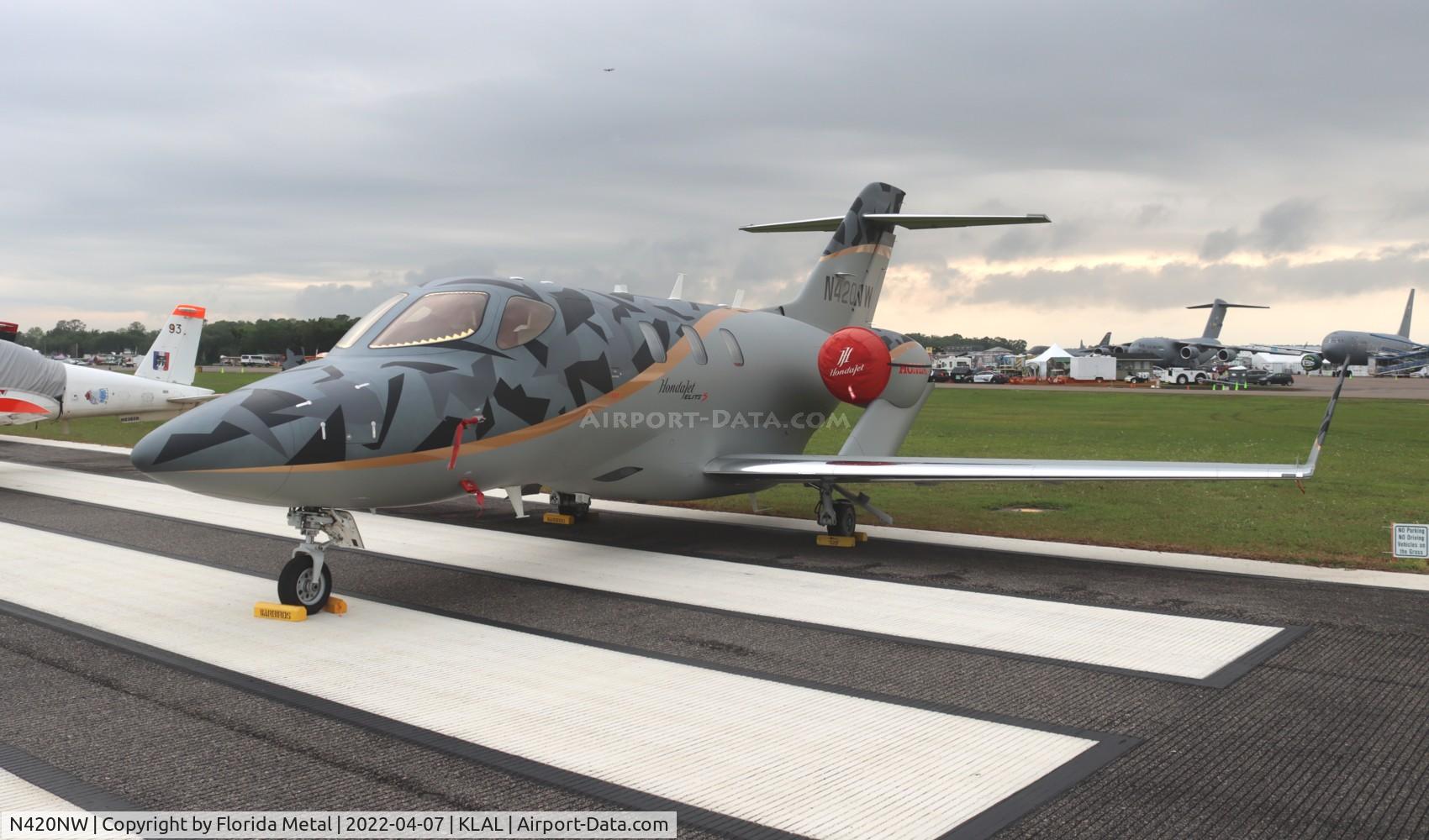 N420NW, 2021 Honda HA-420 Hondajet C/N 42000207, Sun N Fun 2022 LAL
