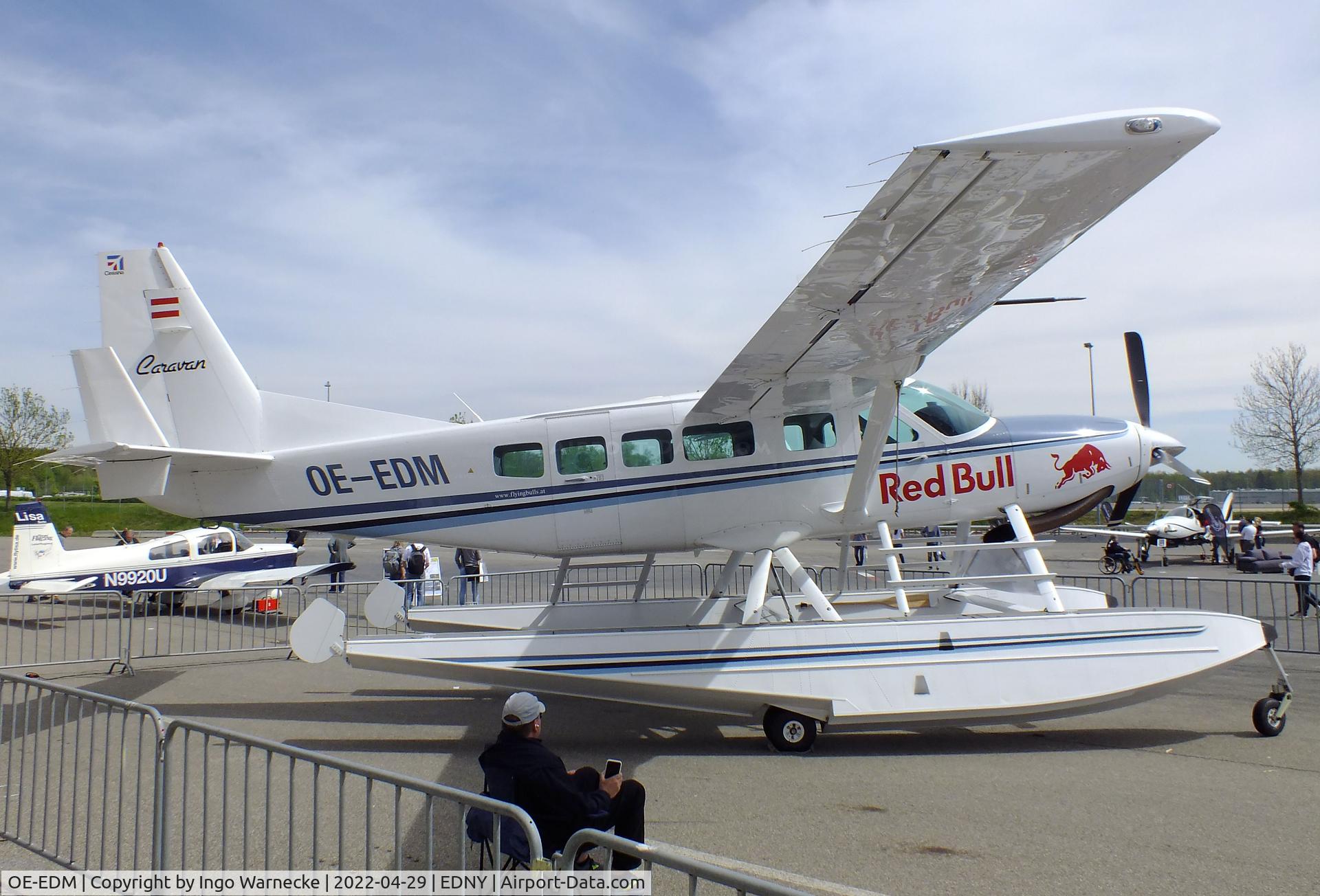 OE-EDM, 1996 Cessna 208 Caravan 1 C/N 20800257, Cessna 208 Caravan 1 on amphibious floats at the AERO 2022, Friedrichshafen