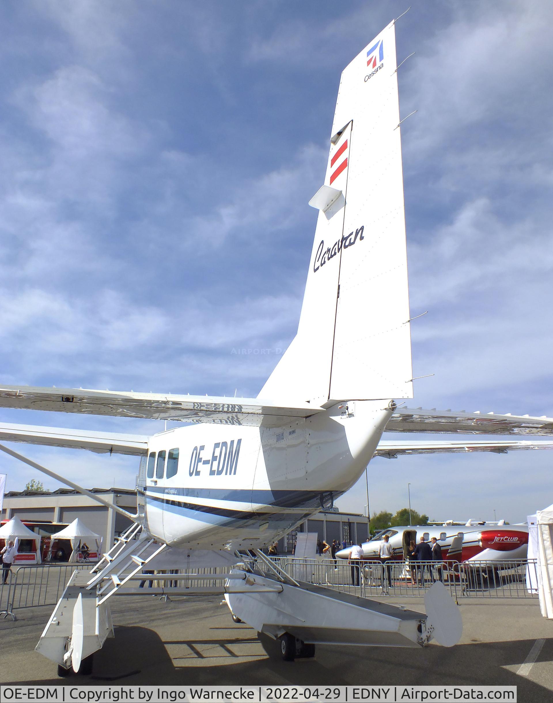 OE-EDM, 1996 Cessna 208 Caravan 1 C/N 20800257, Cessna 208 Caravan 1 on amphibious floats at the AERO 2022, Friedrichshafen