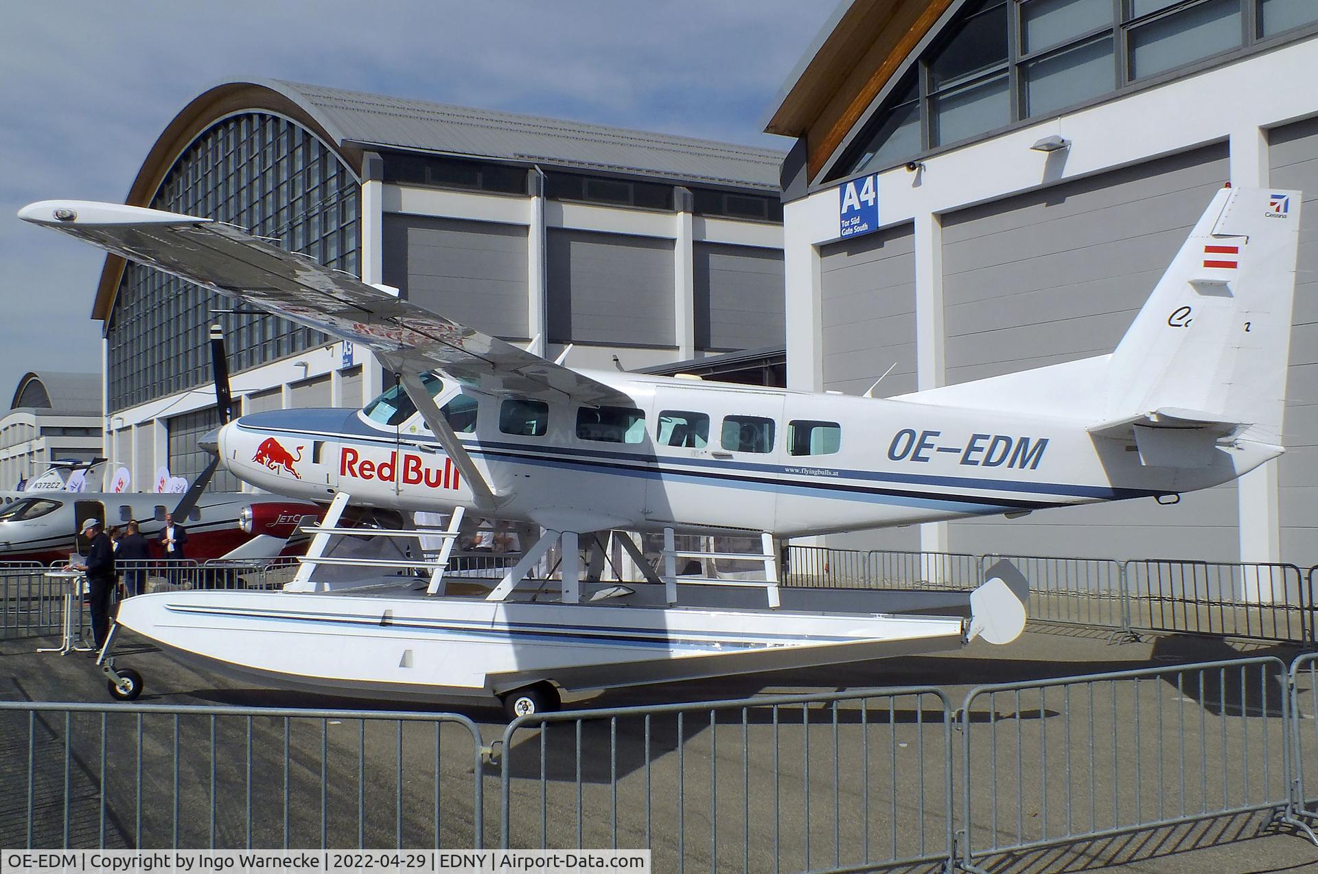 OE-EDM, 1996 Cessna 208 Caravan 1 C/N 20800257, Cessna 208 Caravan 1 on amphibious floats at the AERO 2022, Friedrichshafen