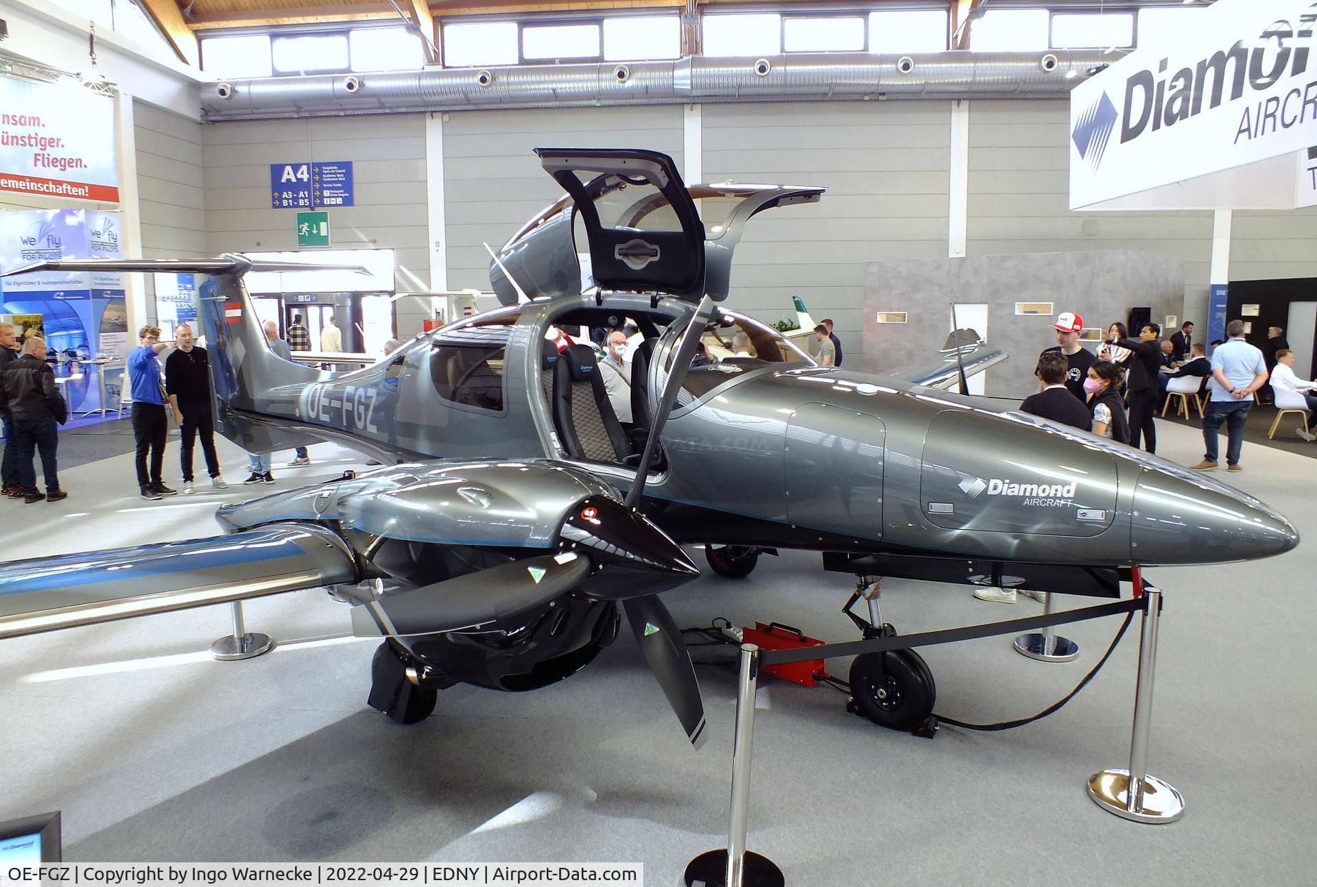 OE-FGZ, 2015 Diamond DA-62 C/N 62.010, Diamond DA-62 at the AERO 2022, Friedrichshafen