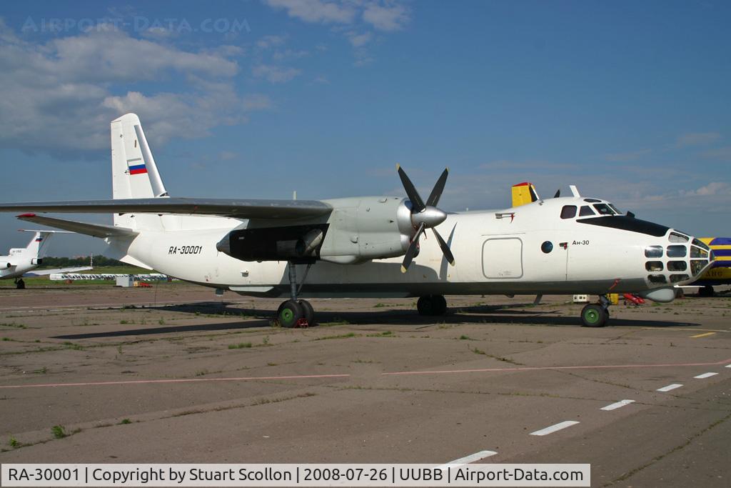 RA-30001, 1978 Antonov An-30R C/N 1402, Myachkovo Air Serv