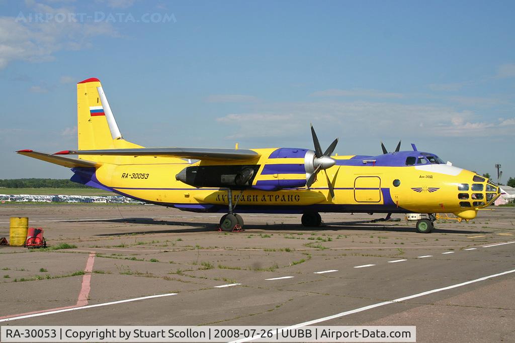RA-30053, 1993 Antonov An-30D C/N 1008, Lukiaviatrans