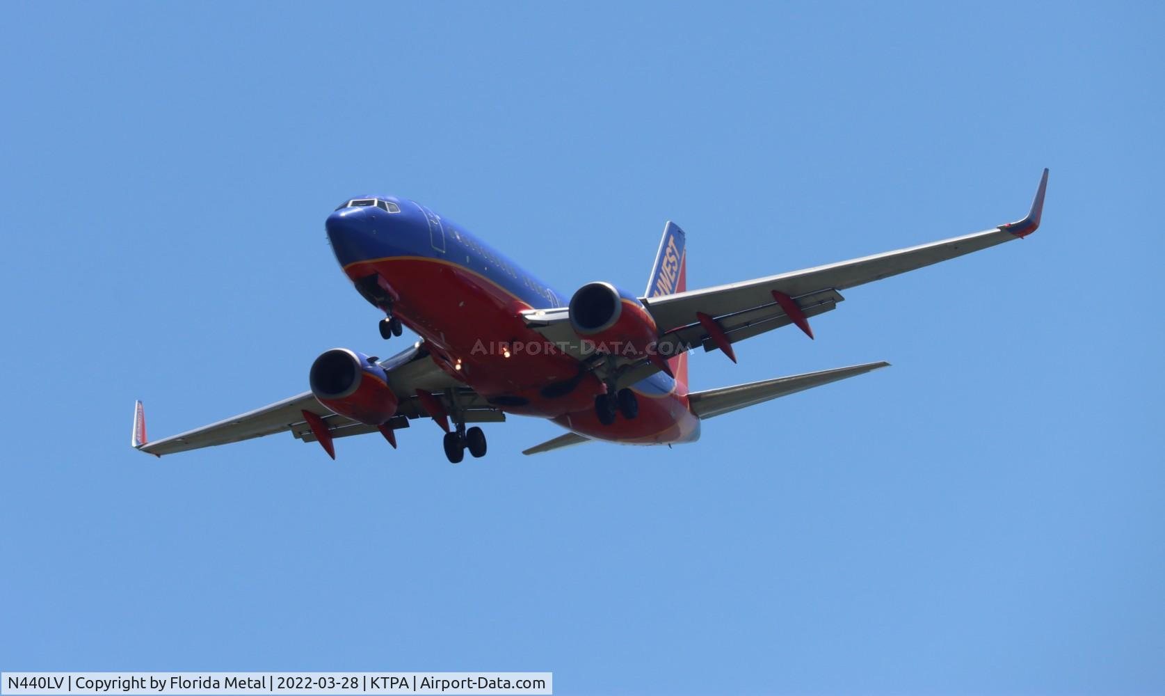 N440LV, 2003 Boeing 737-7H4 C/N 29835, TPA 2022