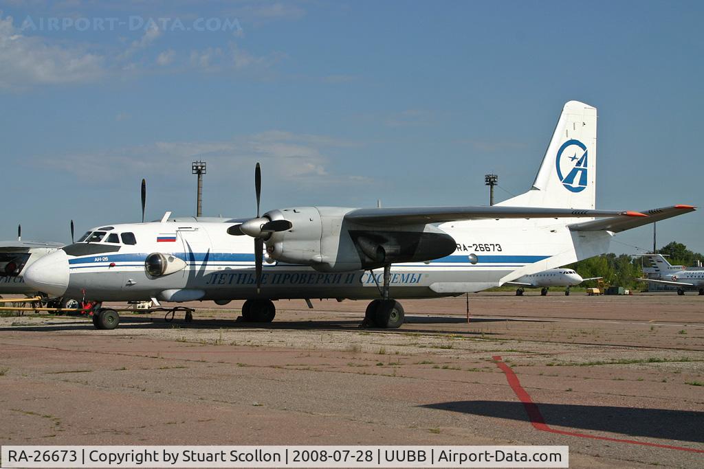 RA-26673, 1979 Antonov An-26 C/N 8408, Lyotnyye proverki