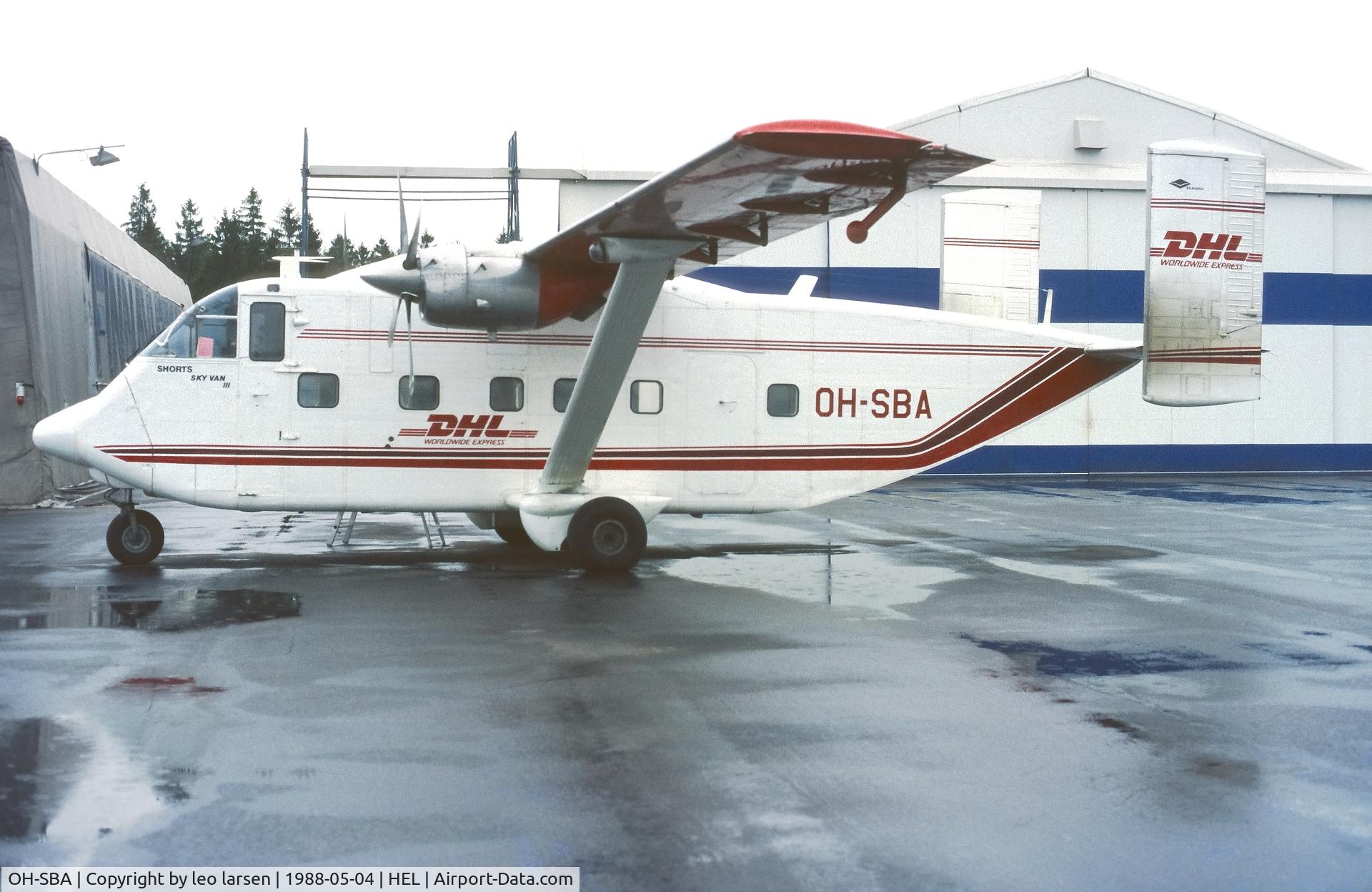 OH-SBA, 1973 Short SC-7 Skyliner 3A-100 C/N SH.1908, Helsinki 4.5.1988