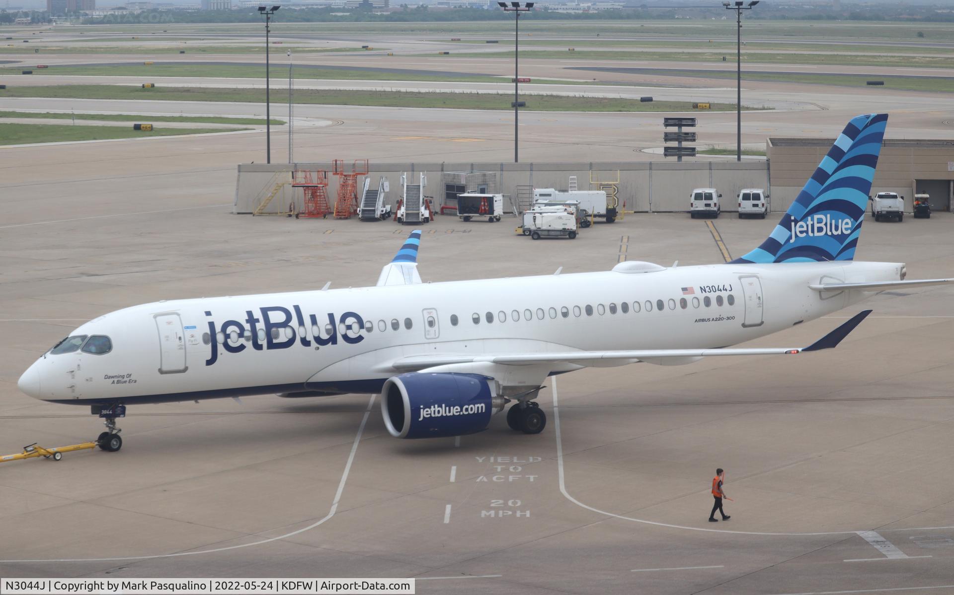 N3044J, 2021 Airbus A220-300 C/N 55108, Airbus A220-371