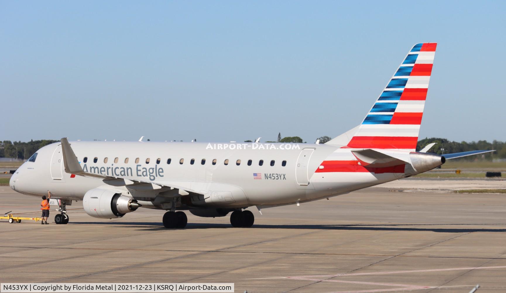 N453YX, 2021 Embraer ERJ-175 C/N 17000879, SRQ 2021