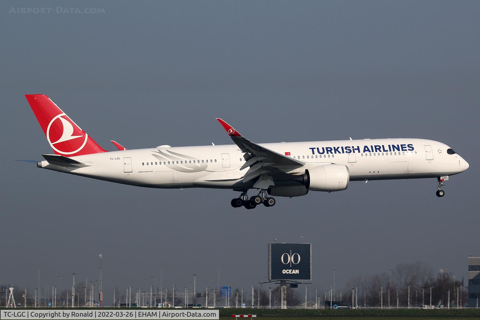 TC-LGC, 2020 Airbus A350-941 C/N 0435, at spl