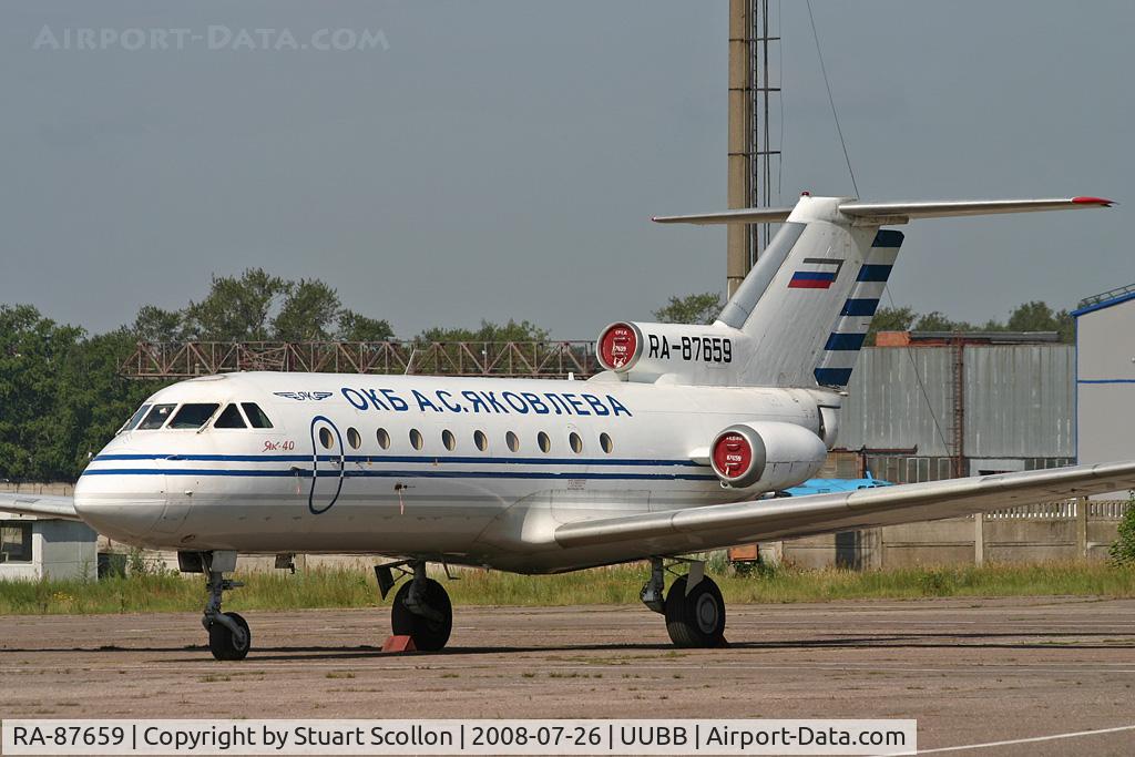 RA-87659, 1973 Yakovlev Yak-40 C/N 9240325, Yakovlev OKB