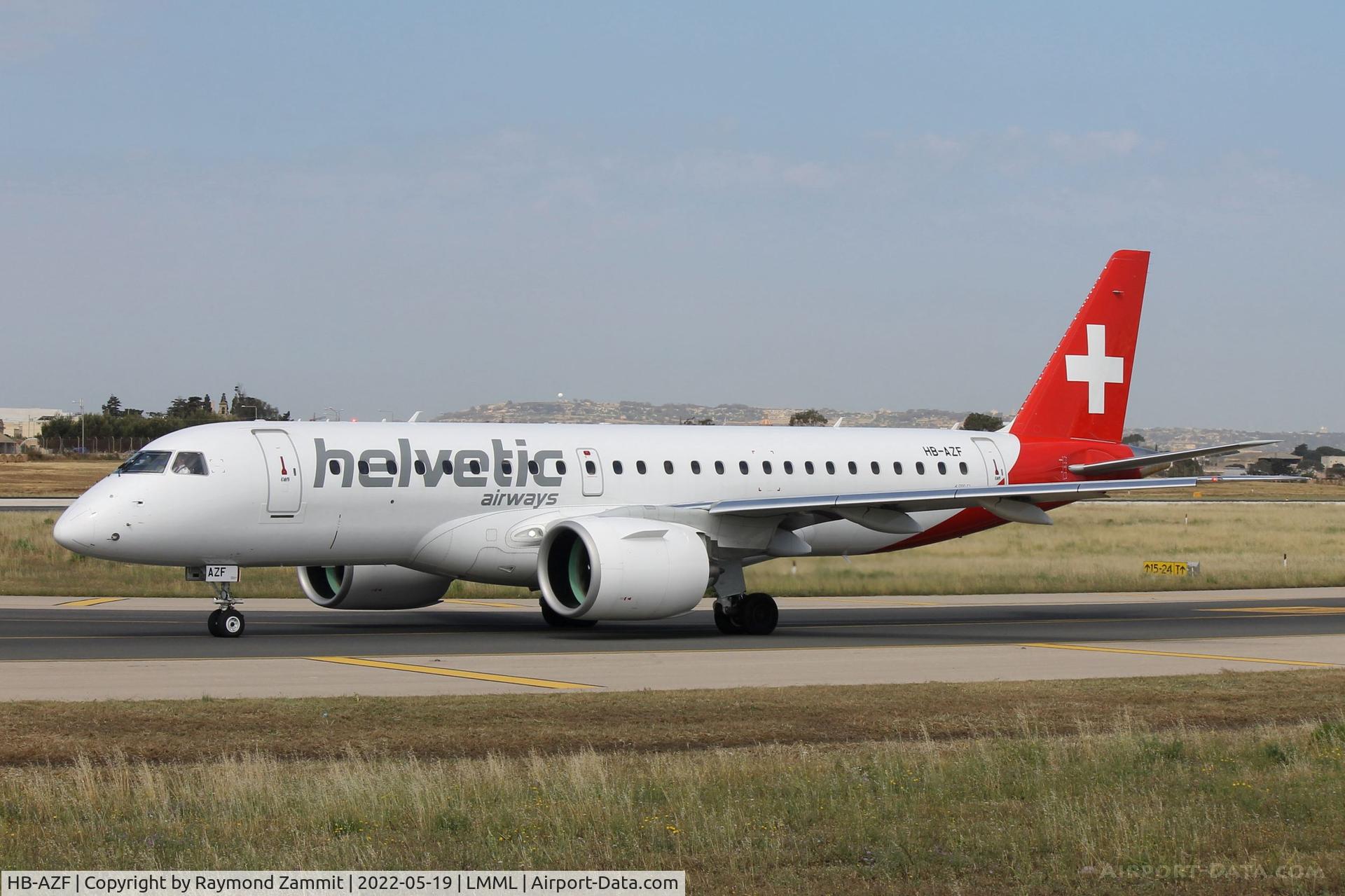 HB-AZF, 2020 Embraer E195-E2 C/N 19020043, Embraer ERJ 190-300STD HB-AZF Helvetic Airways