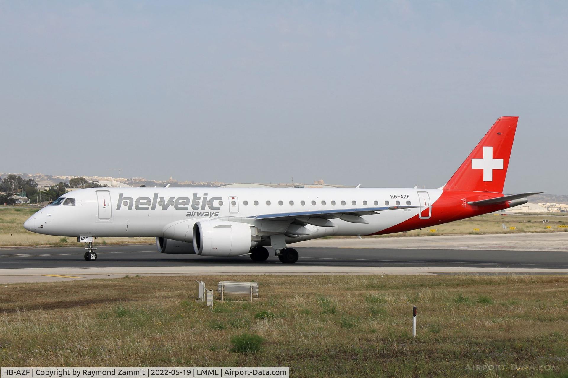 HB-AZF, 2020 Embraer E195-E2 C/N 19020043, Embraer ERJ-190 HB-AZF Helvetic Airways