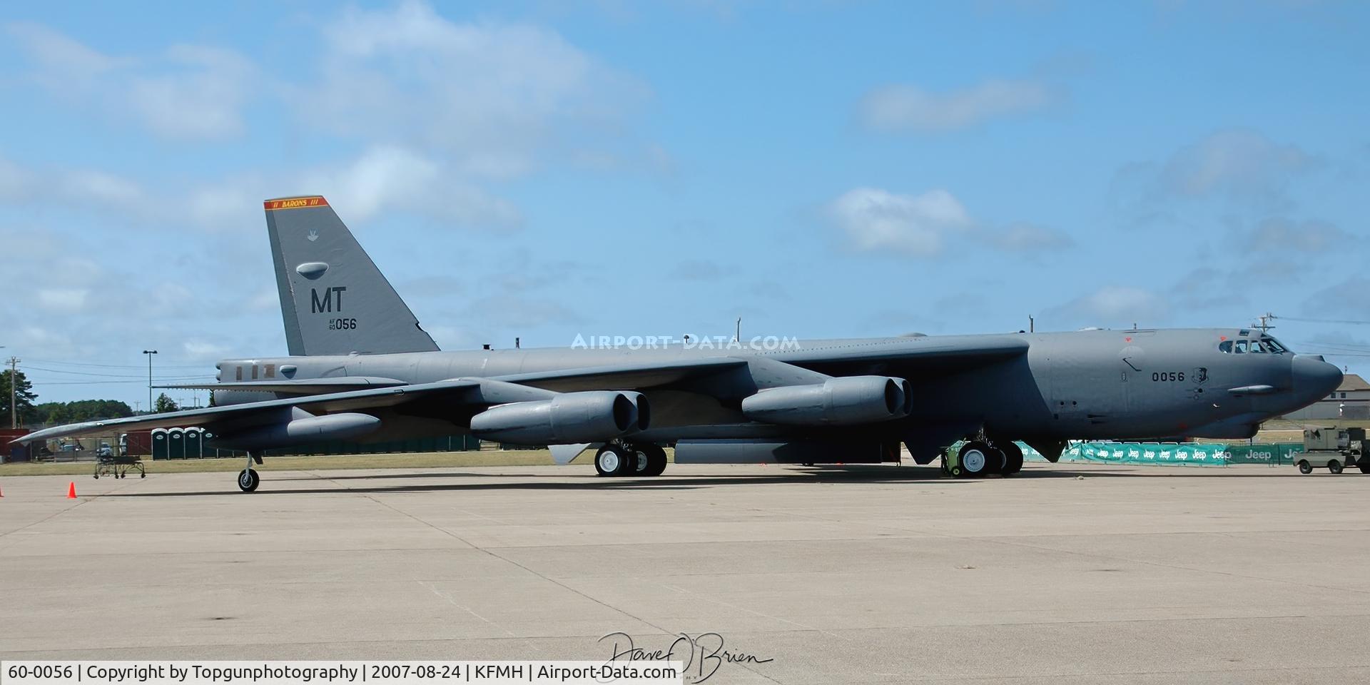 60-0056, 1960 Boeing B-52H-155-BW C/N 464421, 23rd BS