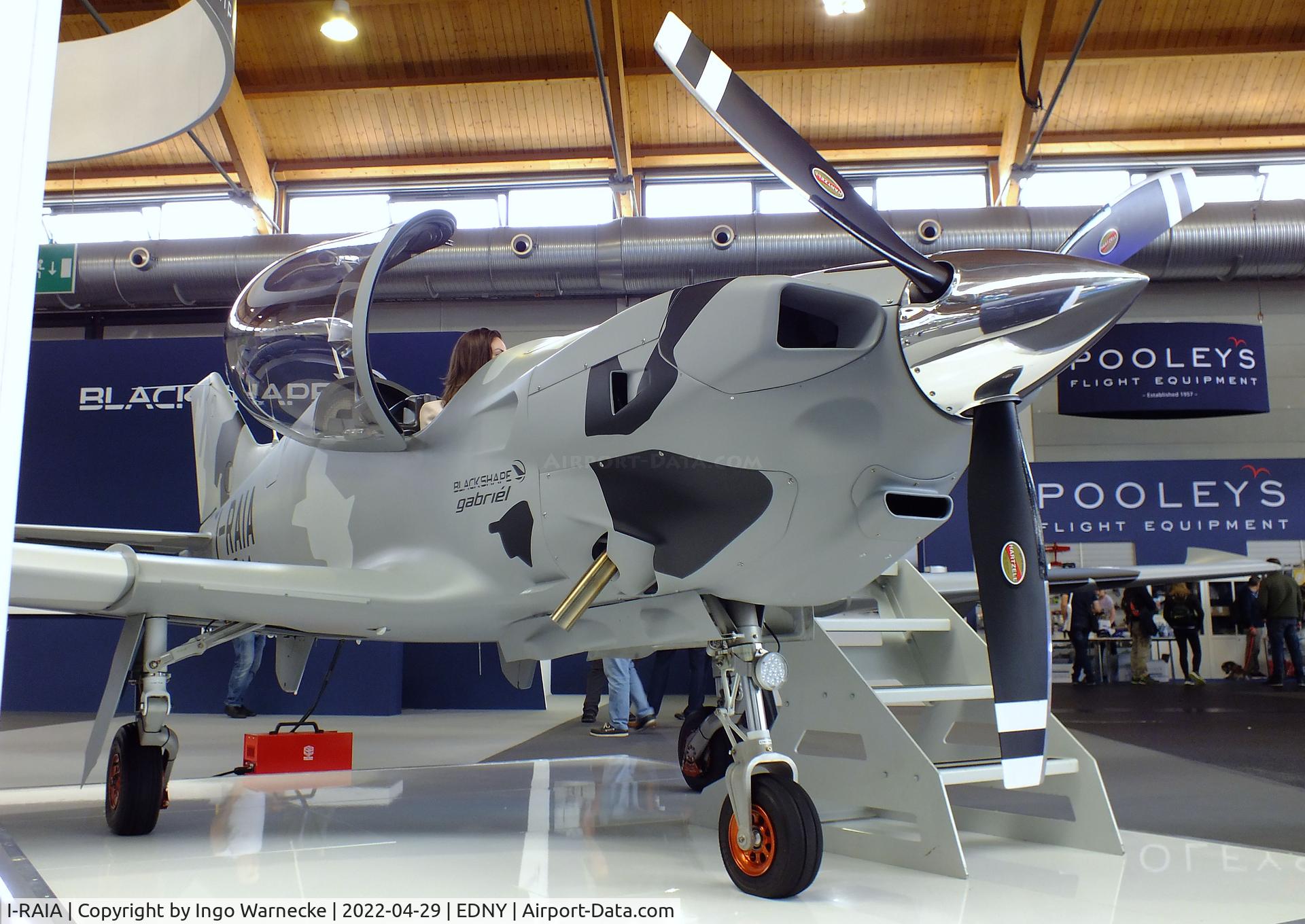 I-RAIA, Blackshape Gabriel BS.115 C/N not found_I-RAIA, Blackshape Gabriel BS.115 at the AERO 2022, Friedrichshafen