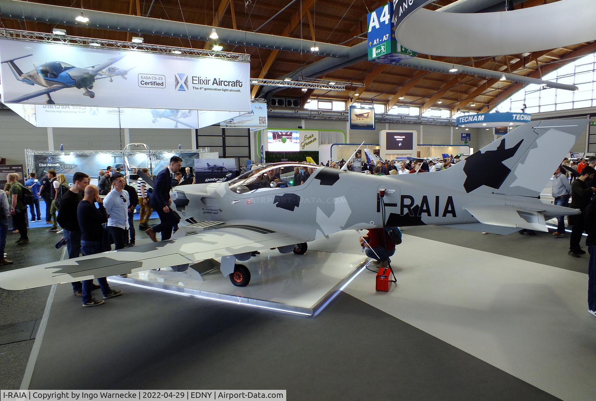 I-RAIA, Blackshape Gabriel BS.115 C/N not found_I-RAIA, Blackshape Gabriel BS.115 at the AERO 2022, Friedrichshafen