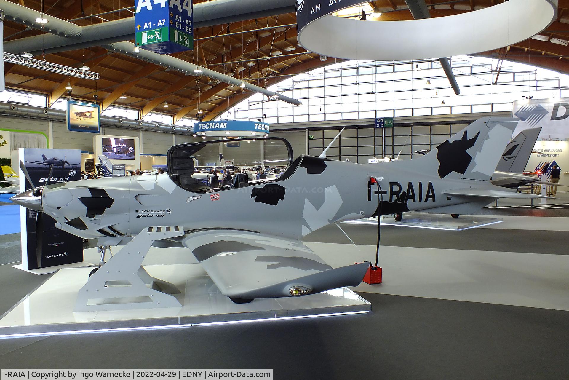 I-RAIA, Blackshape Gabriel BS.115 C/N not found_I-RAIA, Blackshape Gabriel BS.115 at the AERO 2022, Friedrichshafen