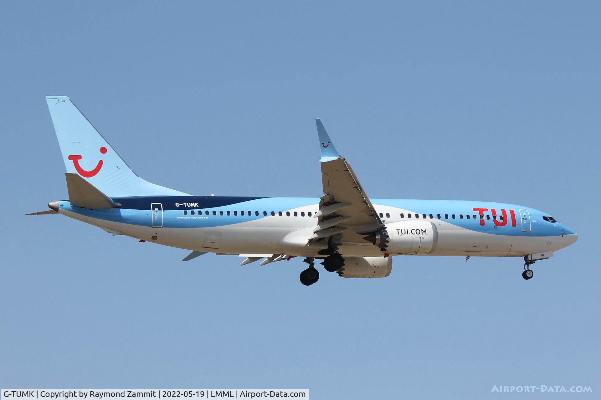 G-TUMK, 2021 Boeing 737-8 MAX C/N 44605, B737-8 MAX G-TUMK TUI Airways