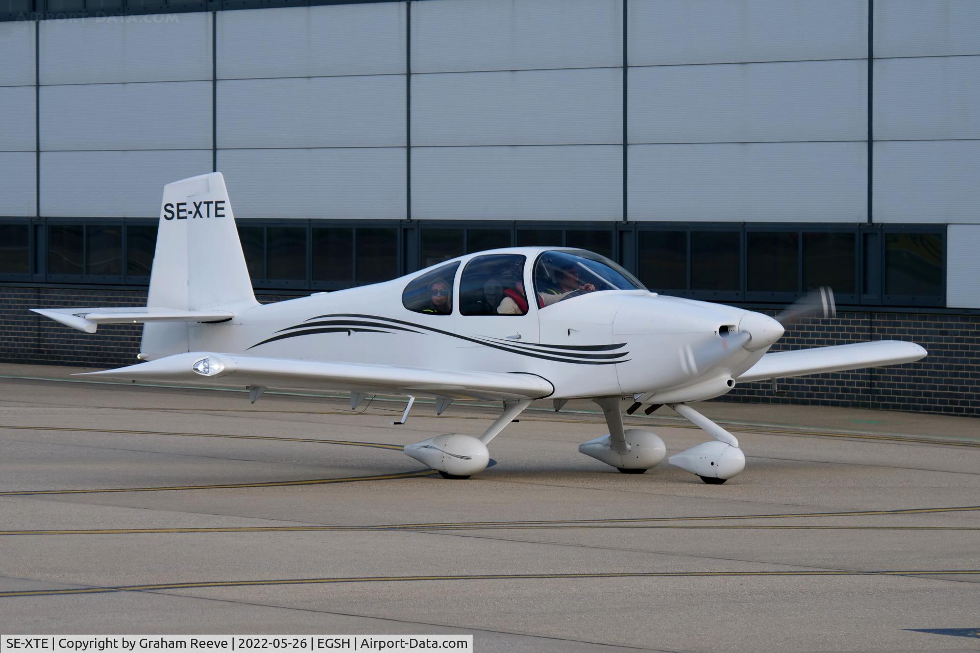 SE-XTE, Vans RV-10 C/N 41413 - 1526, Just landed at Norwich.