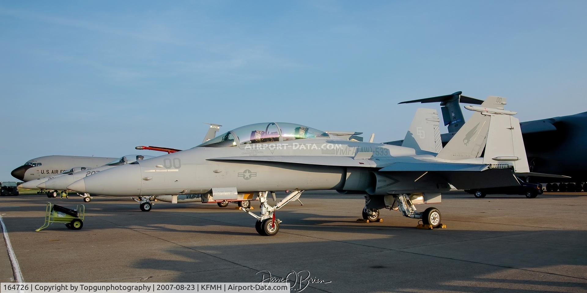 164726, McDonnell Douglas F/A-18D Hornet C/N 1177/D110, VMFA(AW)-533 out of MCAS Beaufort