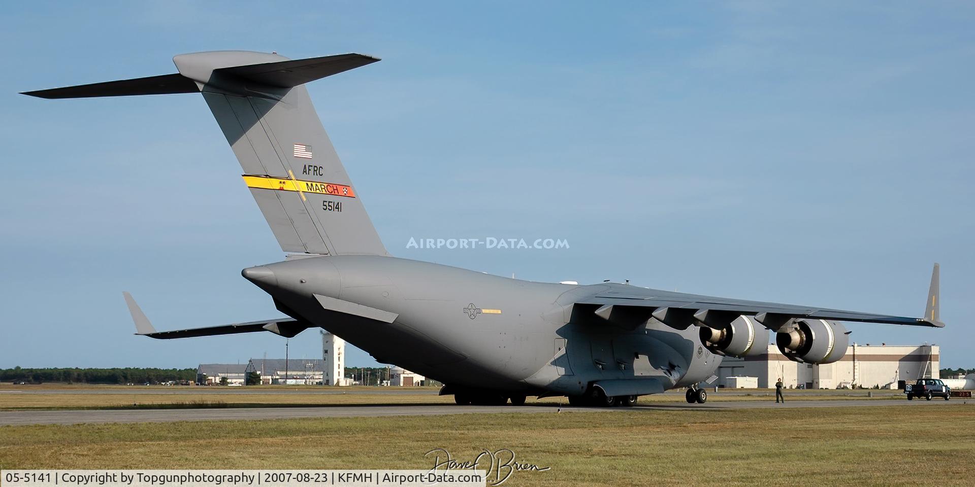 05-5141, 2007 Boeing C-17A Globemaster III C/N P-141, 729th AS  