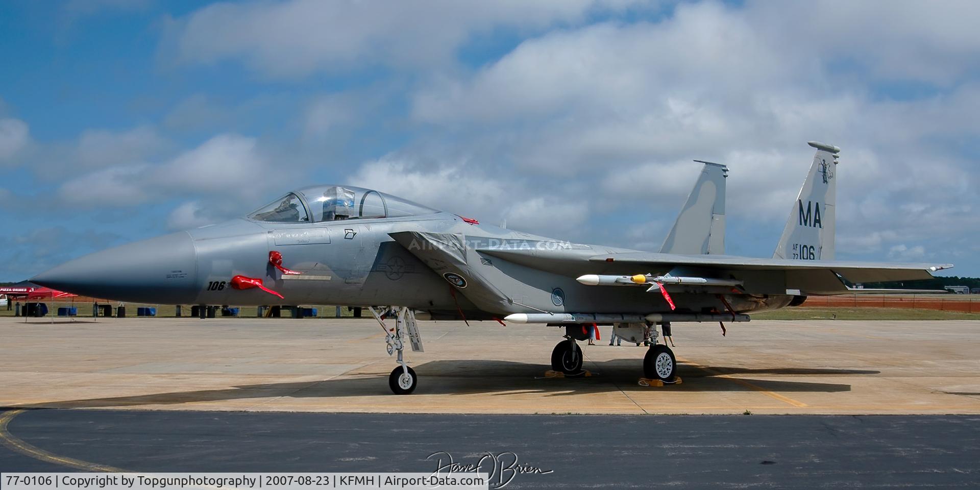 77-0106, 1977 McDonnell Douglas F-15C Eagle C/N 0390/A318, 102nd FW