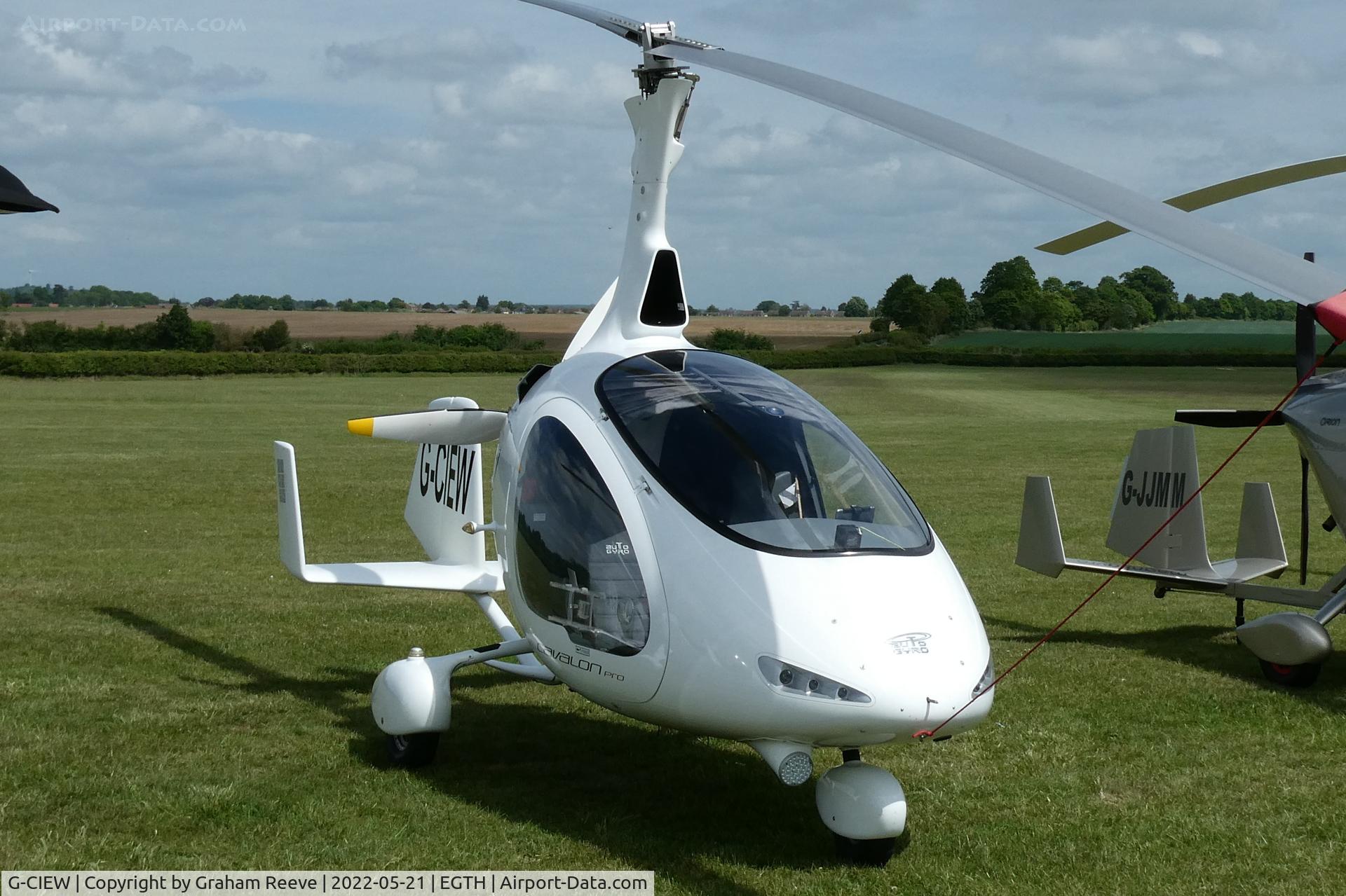 G-CIEW, 2014 Rotorsport UK Cavalon C/N RSUK/CVLN/011, Parked at Old Warden.