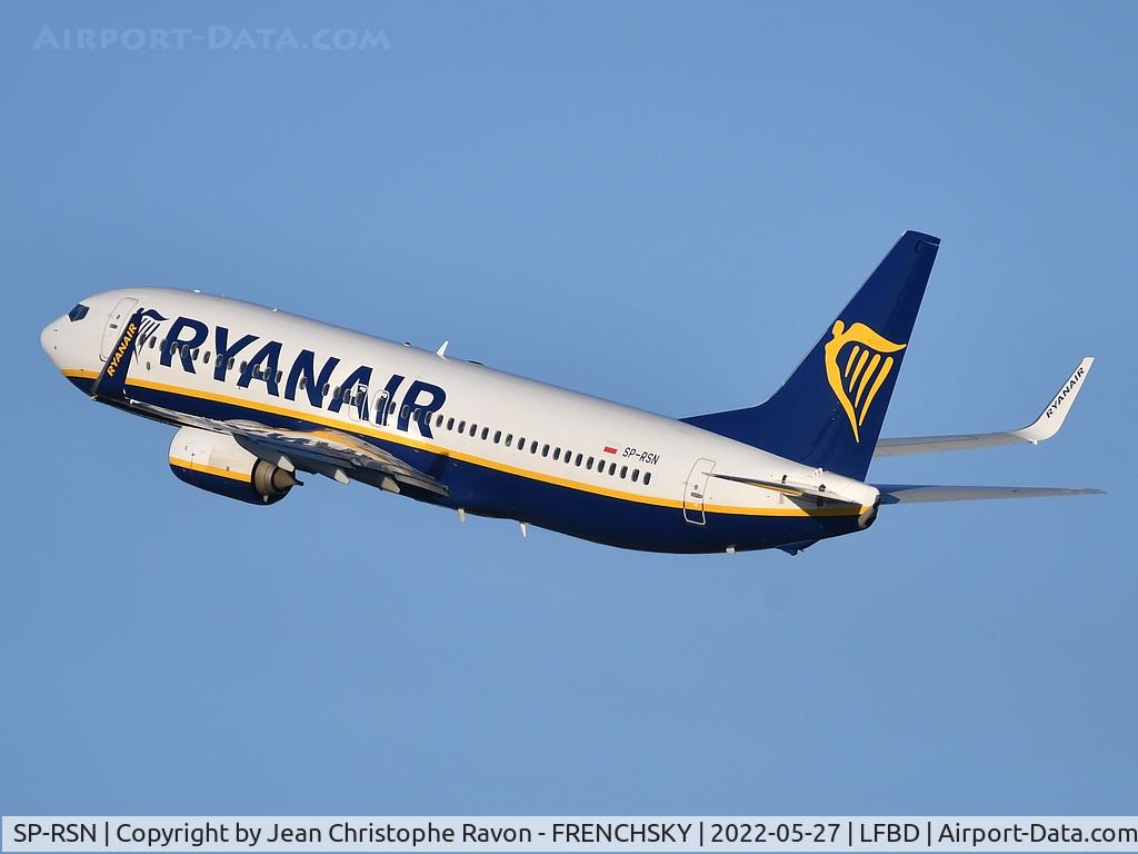 SP-RSN, 2017 Boeing 737-8AS C/N 44798, FR6553 to Budapest