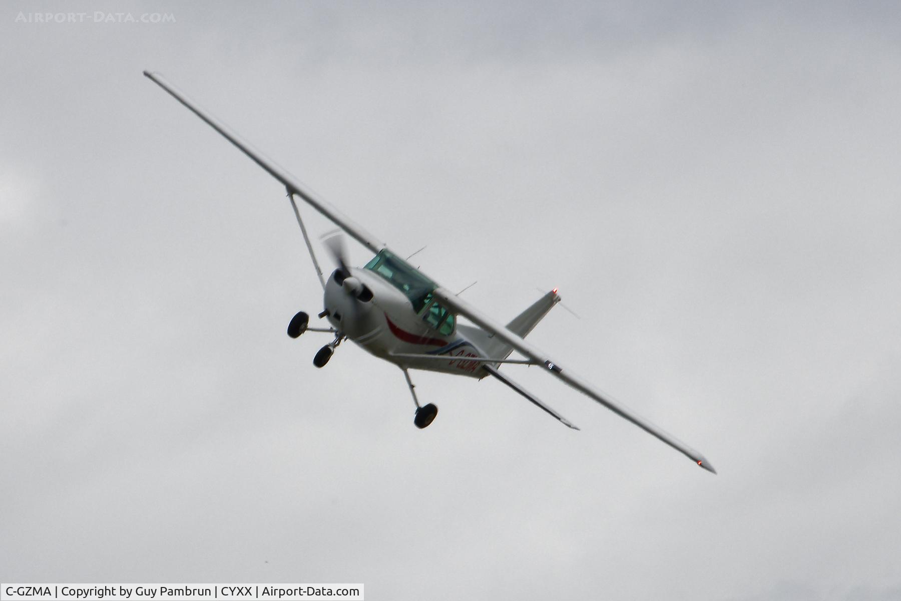 C-GZMA, 1982 Cessna 172P C/N 17275053, Landing on 19