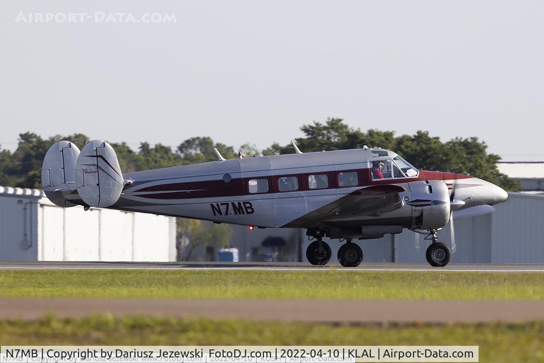 N7MB, 1959 Beech E18S C/N BA-448, Beech E18S  C/N BA-448, N7MB