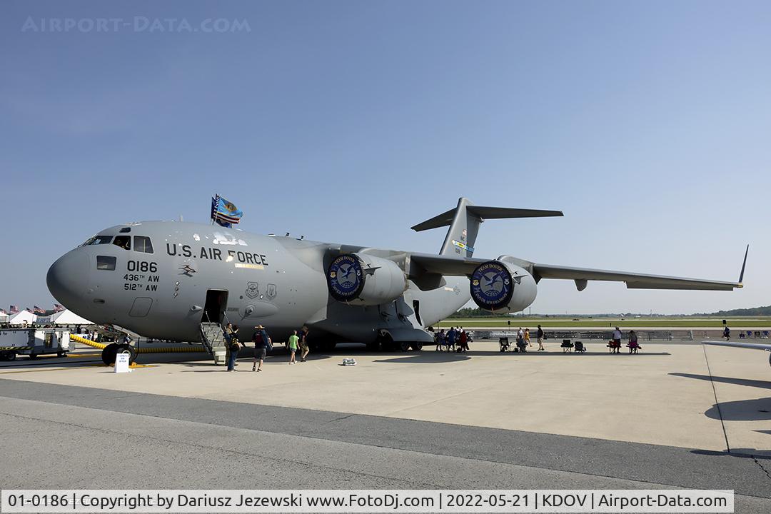 01-0186, 2001 Boeing C-17A Globemaster III C/N P-86, C-17A Globemaster 01-0186  from 3rd ARS 