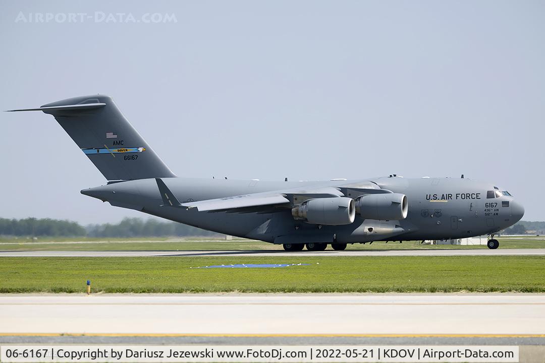 06-6167, 2006 Boeing C-17A Globemaster III C/N P-167, C-17A Globemaster 06-6167  from 3rd ARS 