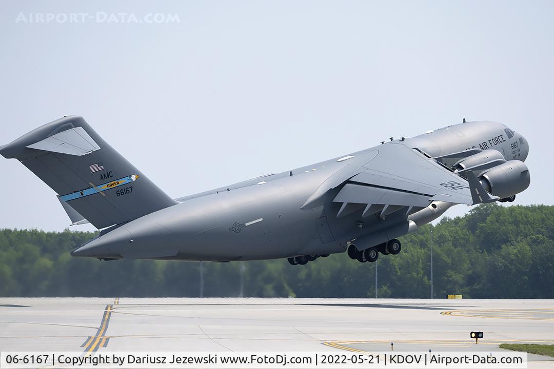 06-6167, 2006 Boeing C-17A Globemaster III C/N P-167, C-17A Globemaster 06-6167  from 3rd ARS 
