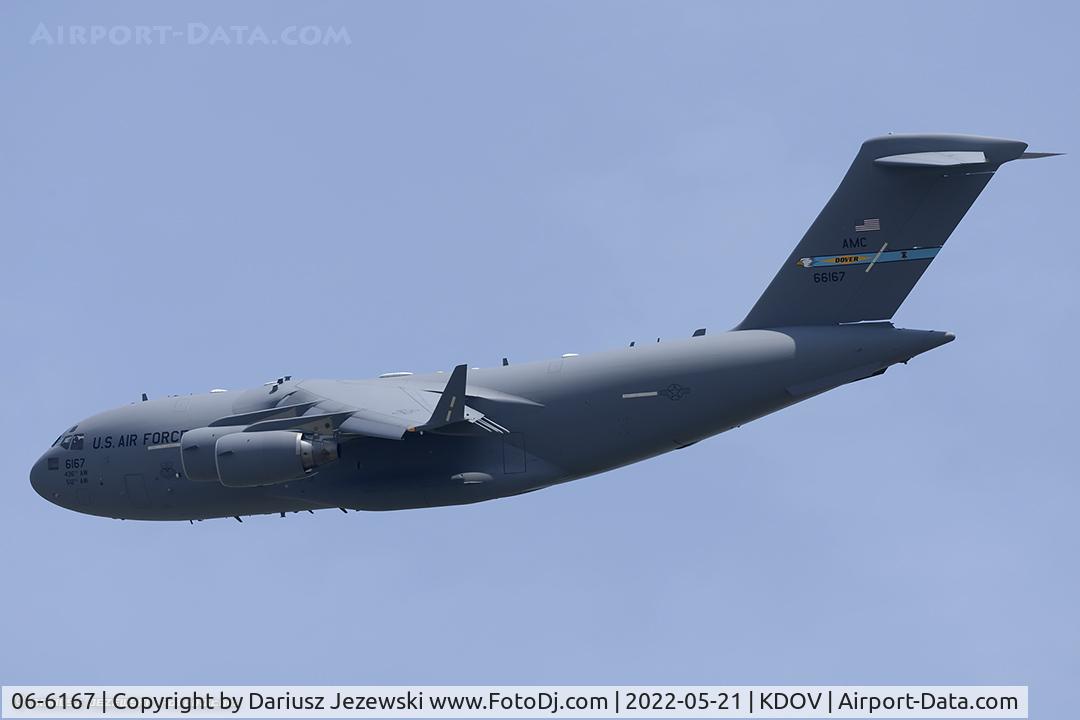 06-6167, 2006 Boeing C-17A Globemaster III C/N P-167, C-17A Globemaster 06-6167  from 3rd ARS 